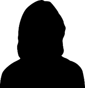 En svart sirkel med svart bakgrunn