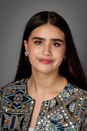 en person med mørkt hår