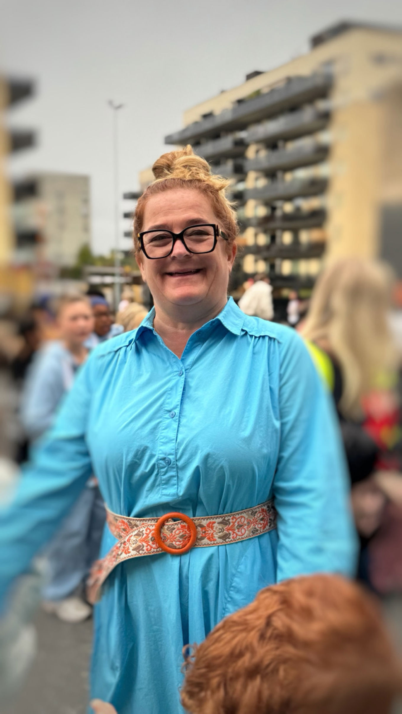 Foto: Ingunn Cecilie Sørdal Gregersen en person i blått